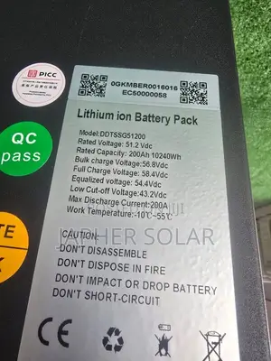 10.2kwh 51.2v Dipower Byd Grade Lithium Battery