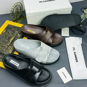 Men Jil Sander Palm Slippers Shoes