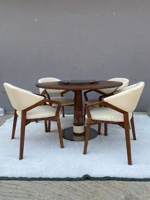 Outstanding Rotating Table Top Dining Set by Four