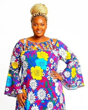 Vibrant Ankara Dress