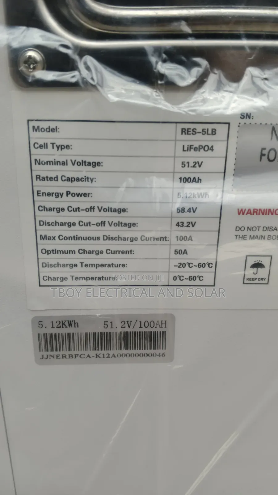 Hyperpower 5kwh Lithium Battery