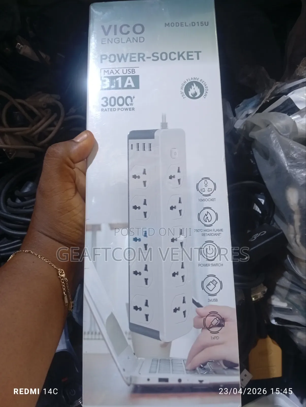 10face Vico England Socket