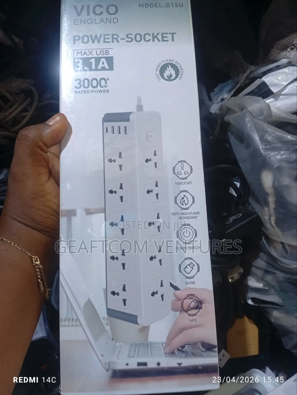 10face Vico England Socket