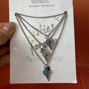 Necklace Ice Cream Kids Necklace Lady Necklaces