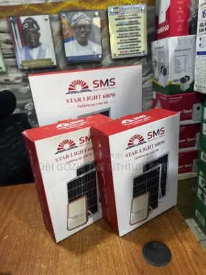 600w SMS Starlight Solar Flood Light Best Importer in Abuja Jabi