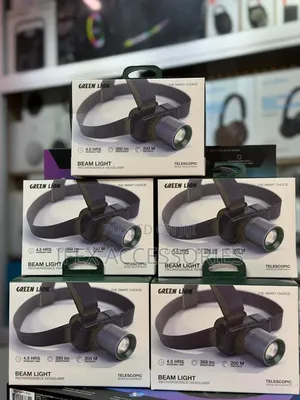 Green Lion Beam Light Rechargeable Headlamp