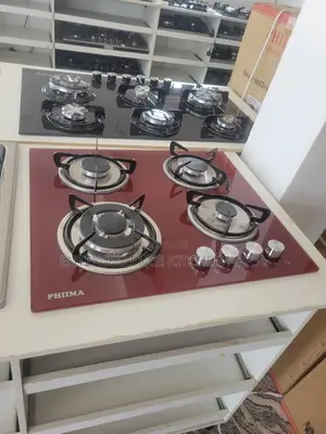 Phiima Green and Orange 4 Gas Burner Cooktop Cooker Hobbuilt In