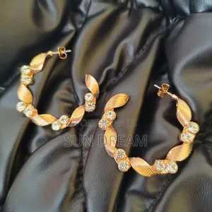 Zara Earrings Vintage Earrings Lady Gift Golden Earring