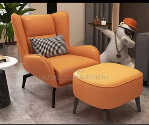 Premium Accents Chair With Leg Rest