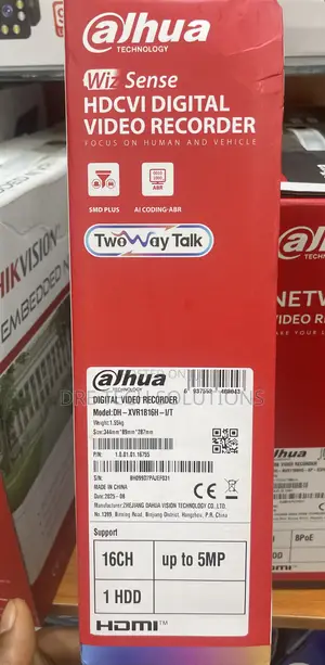 Dahua 16ch DVR Up to 5mp