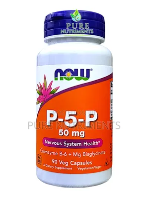 Now P-5-P 50mg Bioactive Vitamin B6 90 Capsules Energy Nerve Health