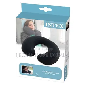 Intex Neck Pillow Designed for Use Onlong Journeys by Plane,Car,Train