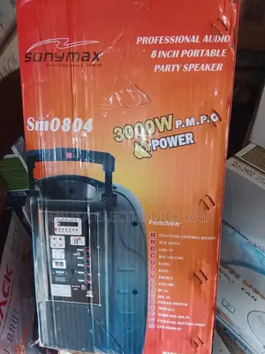 8 Inches Sonymax Professional Audio Speakers 8 Inches Is Available Now