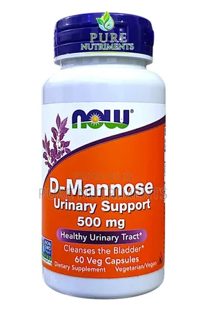 Now D-Mannose 60 Capsules for Urinary Tract Support