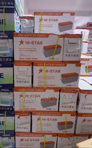 175ams 12v Hi-Star Deep Cycle Gel Battery