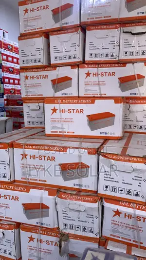 200ams 12v Hi-Star Deep Cycle Gel Battery