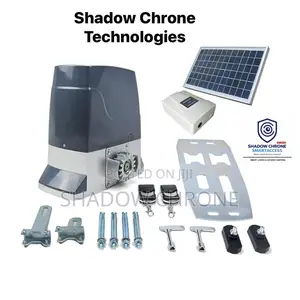 Heavy Duty Automatic Sliding Gate Machine With Solar Panel