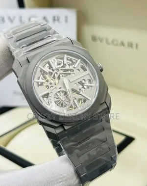 Bvlgari Quality Luxury Men Automatic Engine Wristwatch