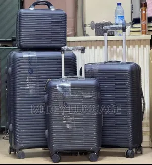 Set of 4 Rubber Travailing Luggage Boxes