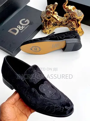 Luxury Italian D G Suede Shoe