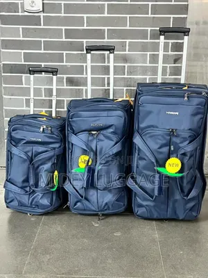 Set of 3 Fabric Leaves King Luggage