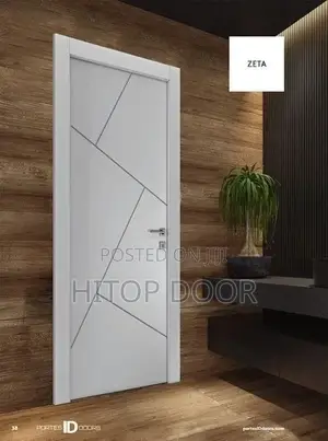 Timeless Elegance HDF White Door With Frame and Architrave