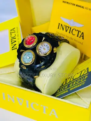 Invicta Quality Luxury Men Automatic Engine Wristwatch