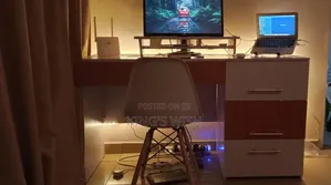 Desk and Desk Shelf