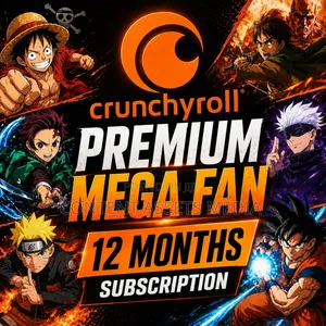Crunchyroll Premium Mega Fan (12 Months Subscription)