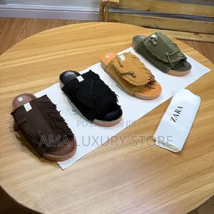 New Zara Men's Luxury Designer Slides