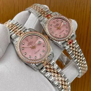 Rolex Quality Luxury Ladies Chain Strap Wristwatch