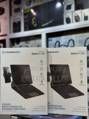 Powerology Smartcase Pro+ Wireless Keyboard Case for iPad Pro 11” M4