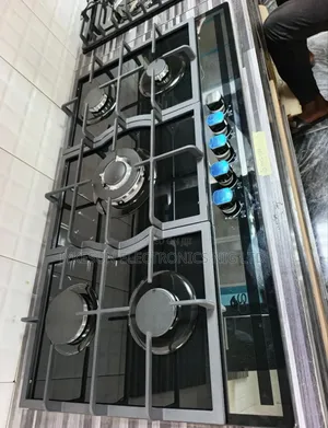 Original Gs Built-in 90x60cm Automatic 5 Burners Gas Cooker Hob Copper