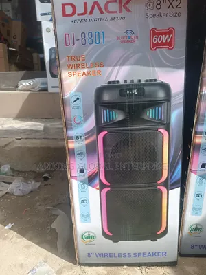 Dual 8" Inches Speaker Djack Portable Speaker