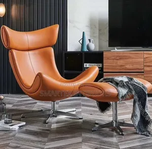 Best Quality Leather Relaxing Swivel Foot Rest Chair