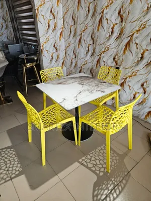 Best Quality Square Marble Top Table With Chairs