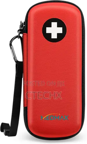 Medmax Epipen Medical Carrying Case, Hard Shell Eva Shock Absorption