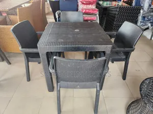Best Quality Strong Plastic Table With Chairs