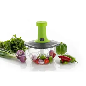 Manual Hand Pat Food Chopper - Chops Fruits Vegetables