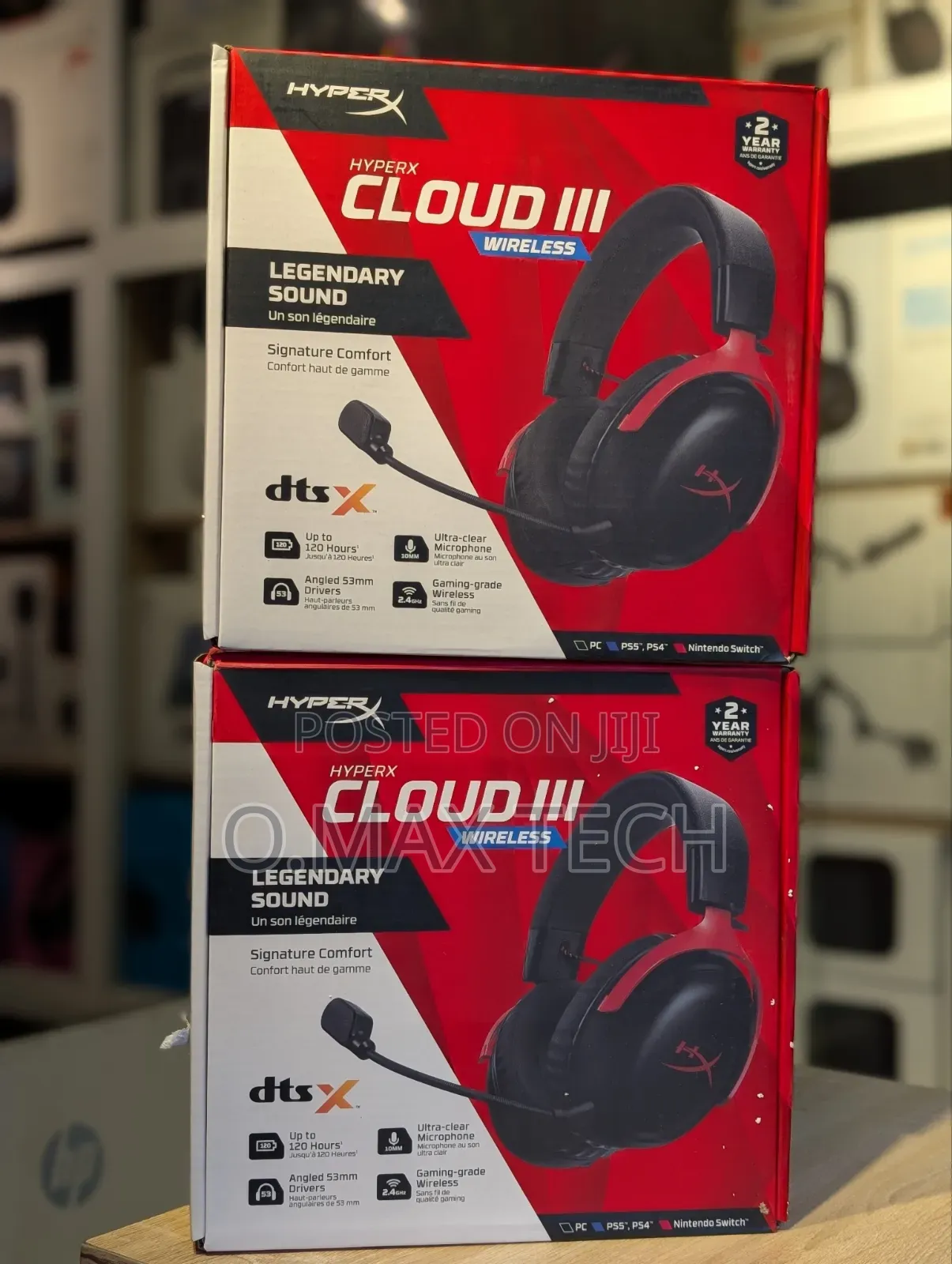 Hyperx Cloud 3 Wireless – Gaming Headset for PC, Ps5, Ps4