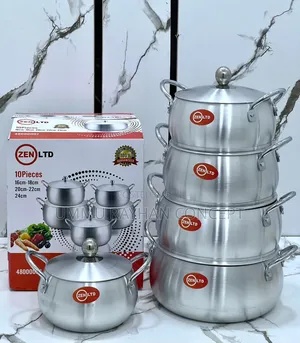 10pcs Belly Shape Aluminium Set