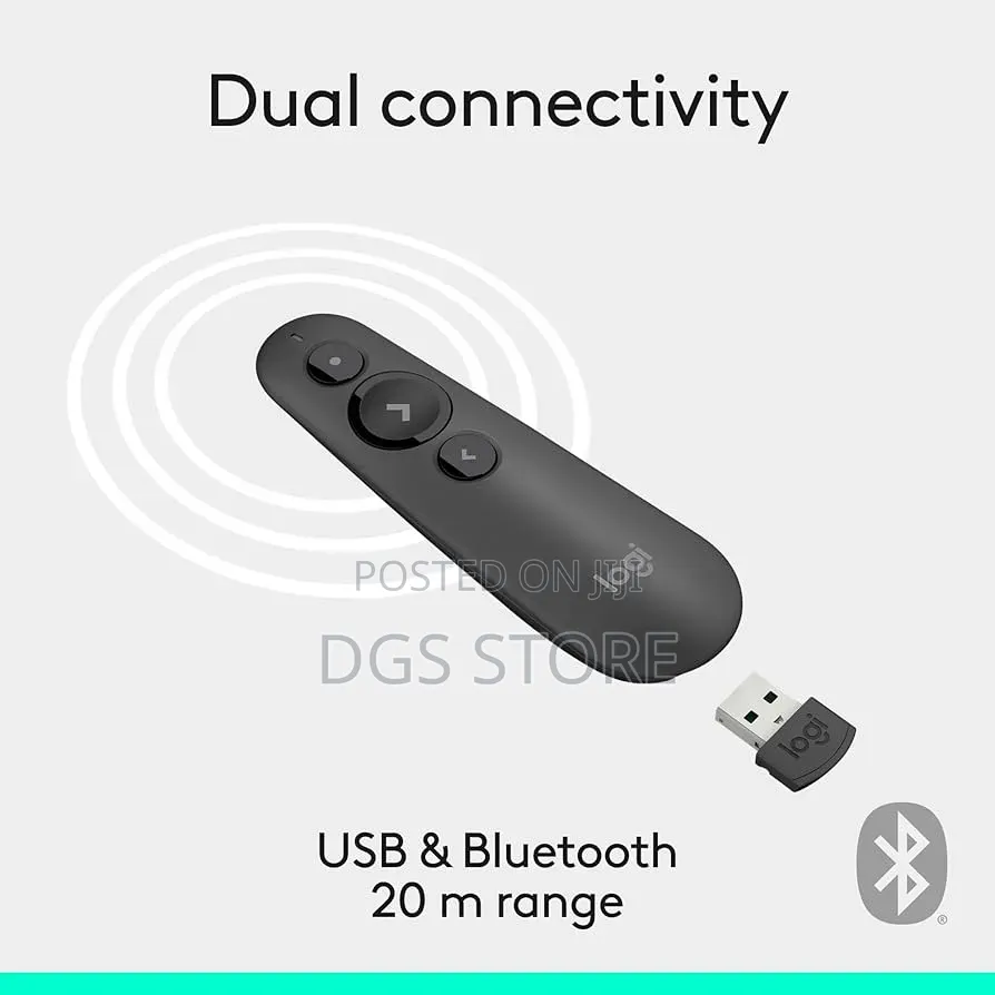 Logitech R500s Laser Presentation Remote 20m Range