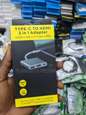 Type C To Hdmi 3in1 Adapter
