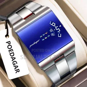 Poedagar Digital Display Classic Watch