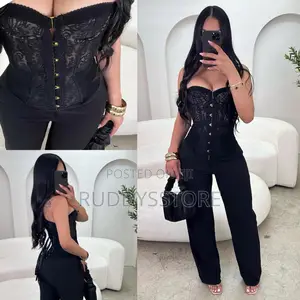 Strapless Lace Corset Top