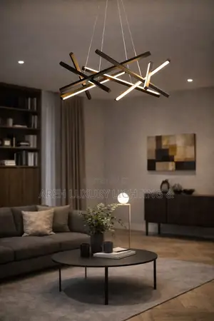 Aluminum Branch Fish Line Pendant Light for Living Restaurant Bedroom