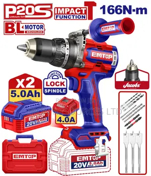 Brushless Cordless Impact Drill 166nm