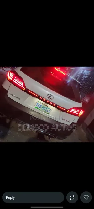 Complete Backlight Rx350 2010 - 2015 Model