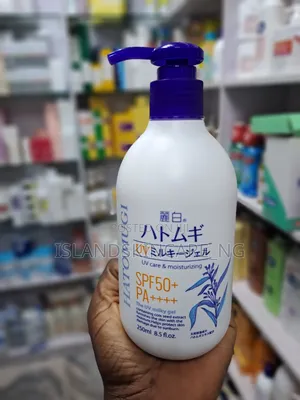 Hatomugi Uv Milky Gel Spf50+ Pa+ (250ml)