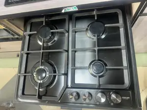 60cm Black Stainless Built in 4 Burner Gas Cooker
